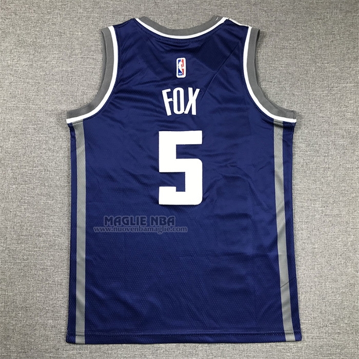 Maglia
 NO 5 Bambino
 Sacramento Kings Citta
 2023-24 Blu
 De'aaron Fox